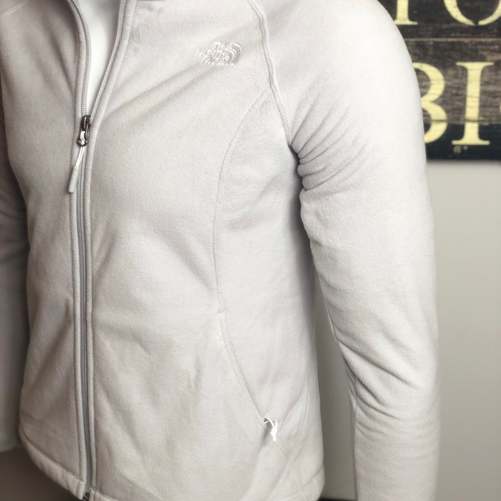 The North Face Gray Zip-Up Fleece Small S - Picture 6 of 7